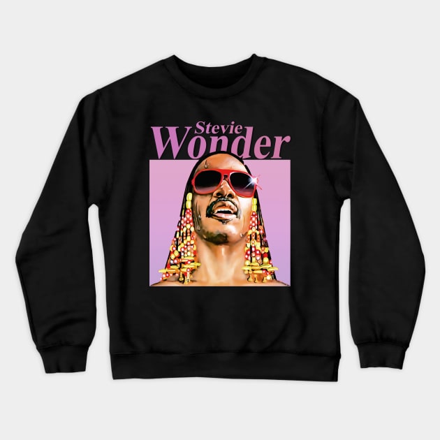 Stevie Wonder || Hotter than July Crewneck Sweatshirt by Alaknanda prettywoman